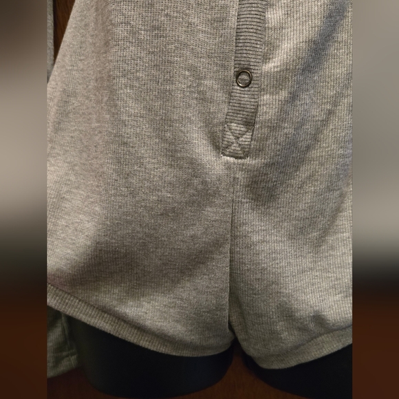Moxeay SUPER CUTE NWT gray thermal romper szS - Picture 2 of 8
